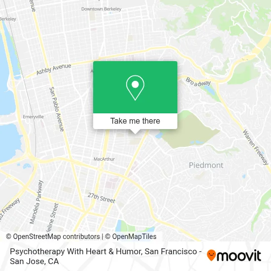 Psychotherapy With Heart & Humor map