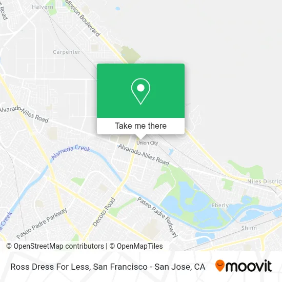 Ross Dress For Less map
