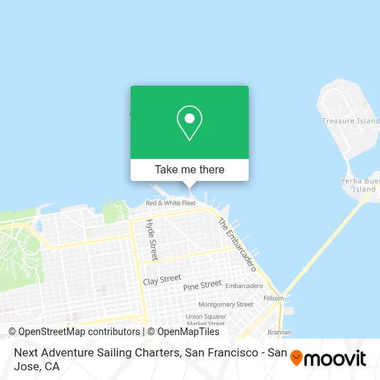 Next Adventure Sailing Charters map