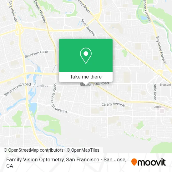 Family Vision Optometry map