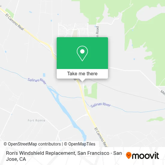 Ron's Windshield Replacement map