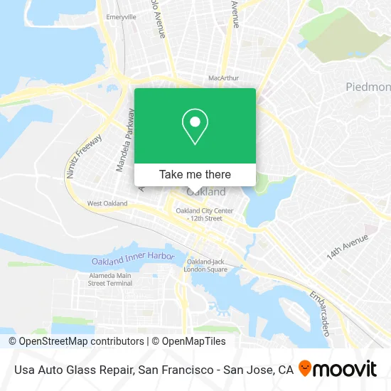 Usa Auto Glass Repair map