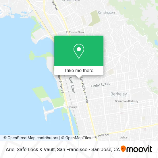 Ariel Safe Lock & Vault map