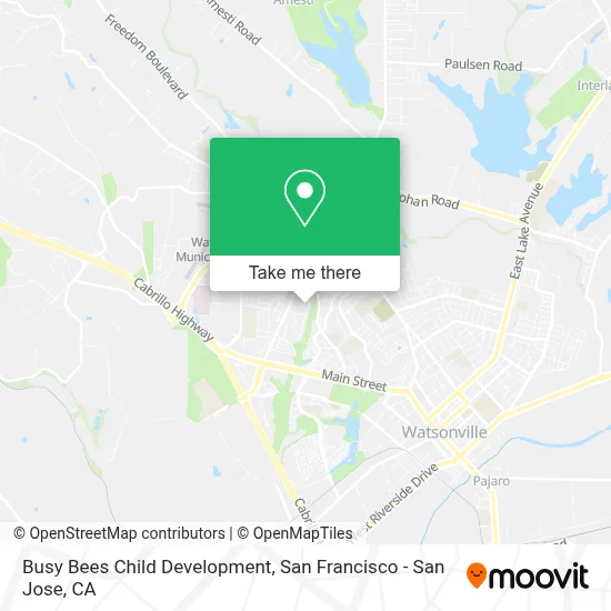 Busy Bees Child Development map