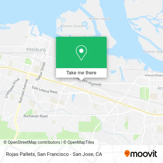 Rojas Pallets map