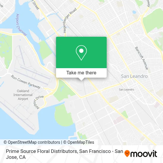 Prime Source Floral Distributors map