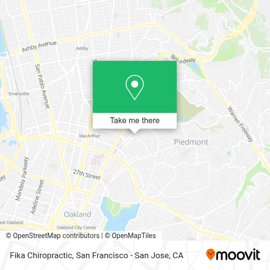 Fika Chiropractic map