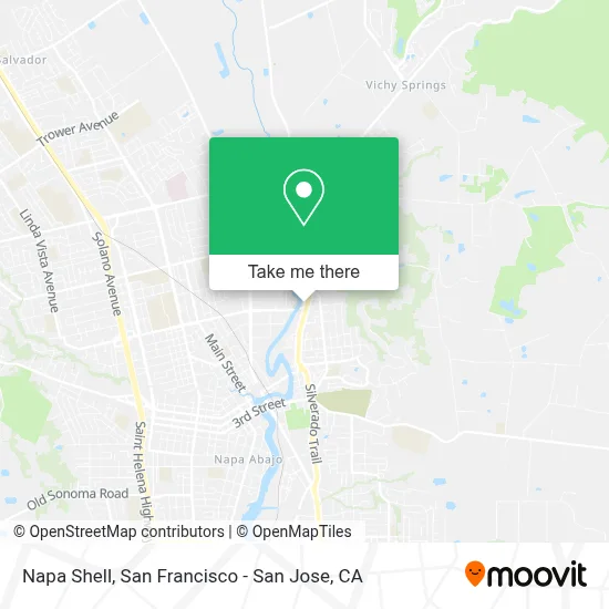 Napa Shell map