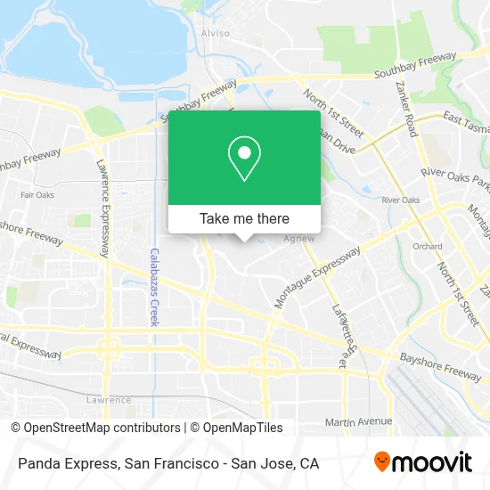 Panda Express map