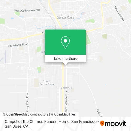 Chapel of the Chimes Funeral Home map