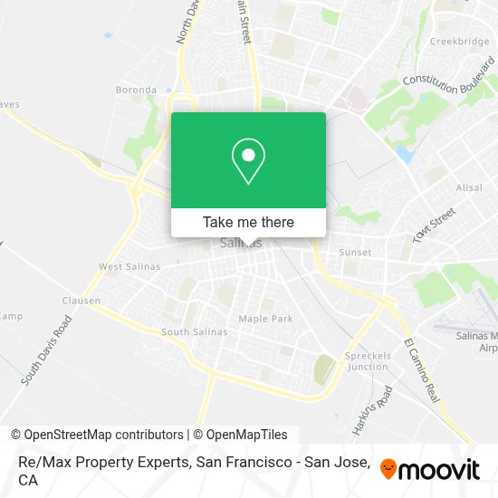 Re/Max Property Experts map