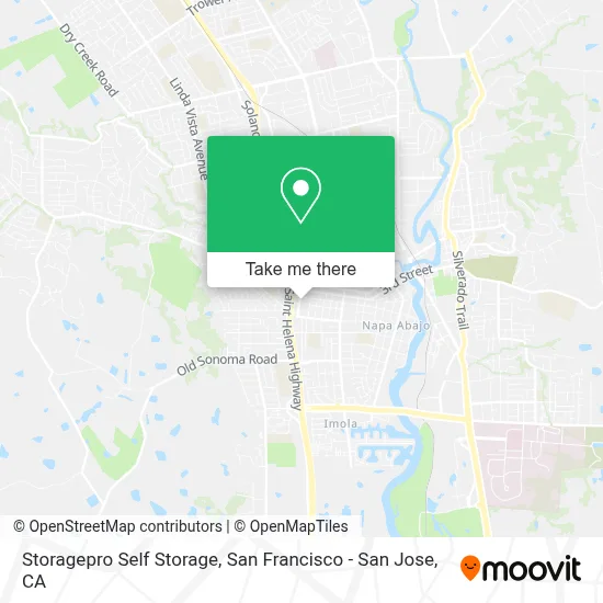 Storagepro Self Storage map