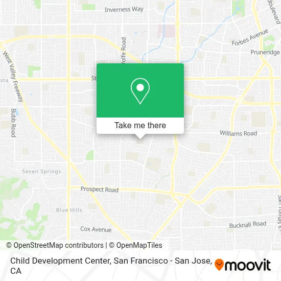 Child Development Center map