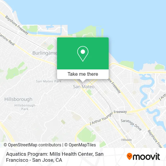 Aquatics Program: Mills Health Center map