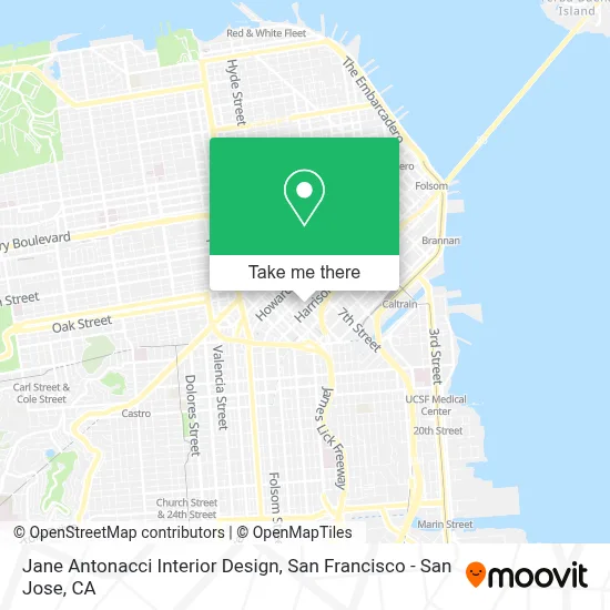 Jane Antonacci Interior Design map