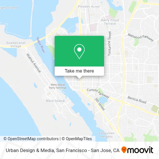 Urban Design & Media map