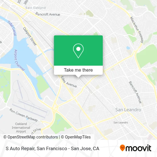 S Auto Repair map