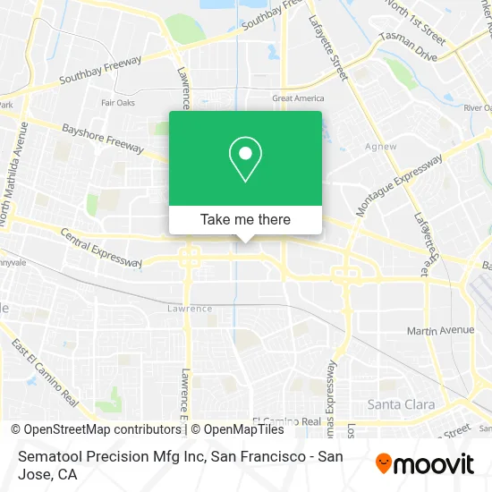 Sematool Precision Mfg Inc map