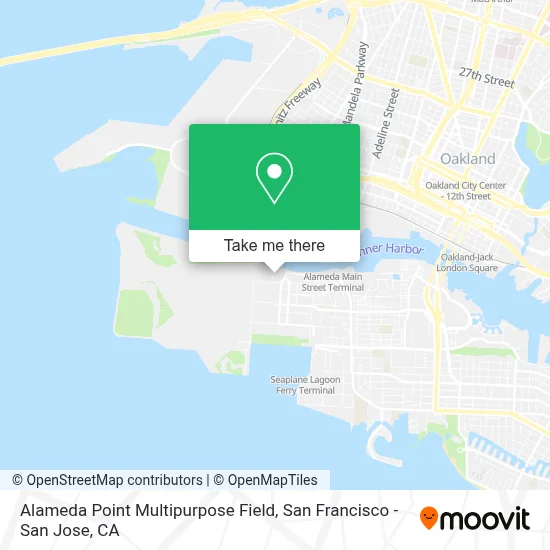 Alameda Point Multipurpose Field map