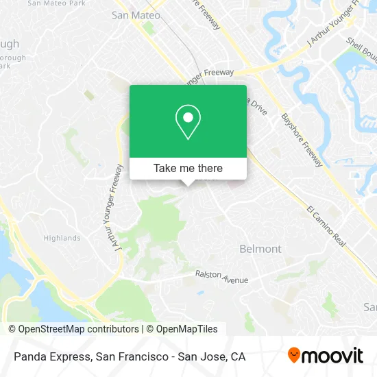 Panda Express map