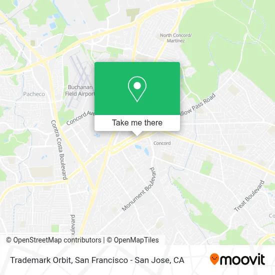 Trademark Orbit map