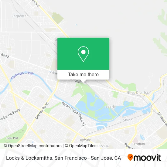 Locks & Locksmiths map