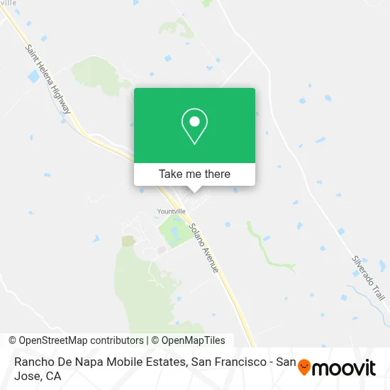 Rancho De Napa Mobile Estates map