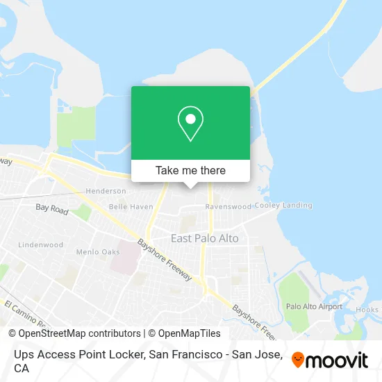 Ups Access Point Locker map