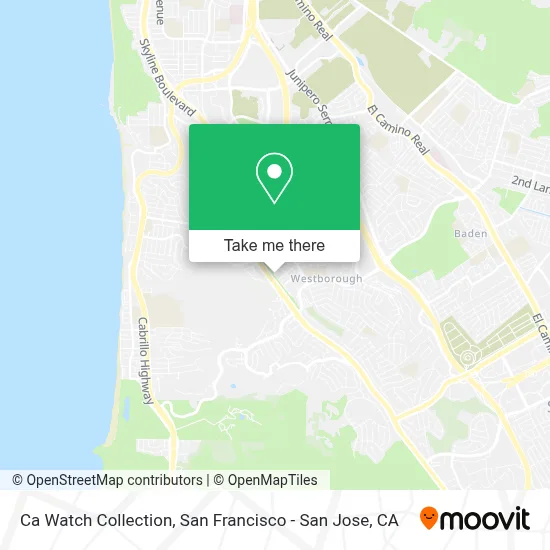 Ca Watch Collection map