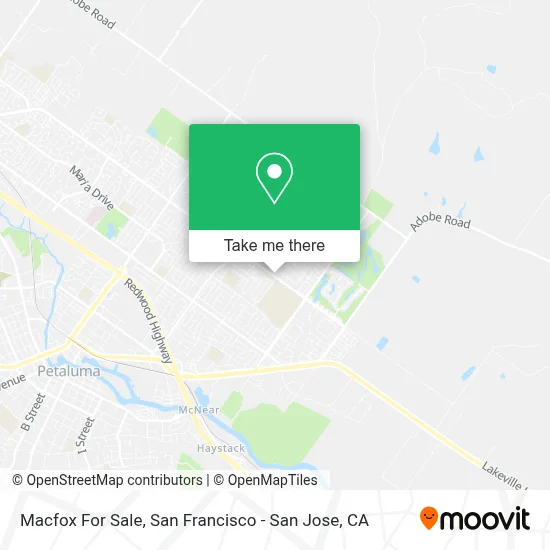 Macfox For Sale map