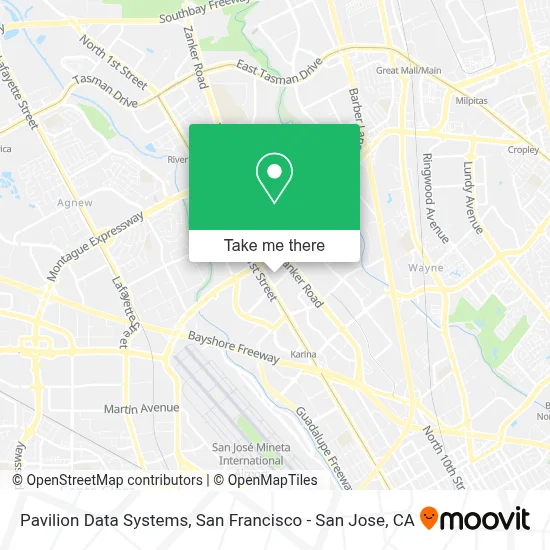 Pavilion Data Systems map