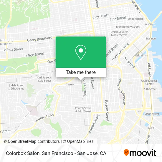 Colorbox Salon map