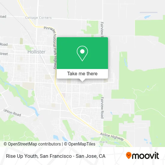 Rise Up Youth map