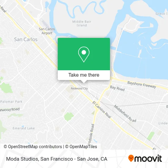 Moda Studios map