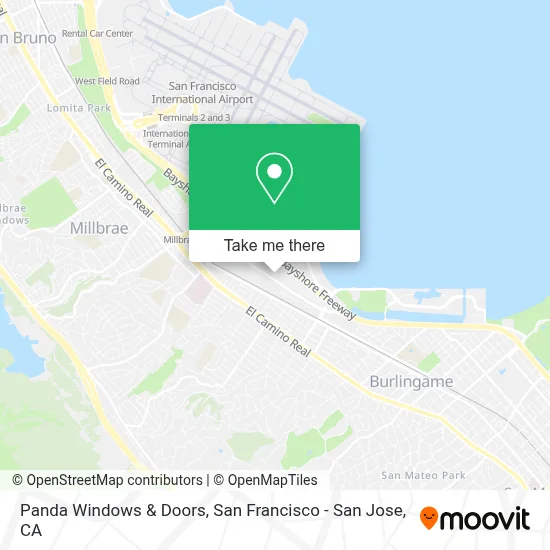 Panda Windows & Doors map