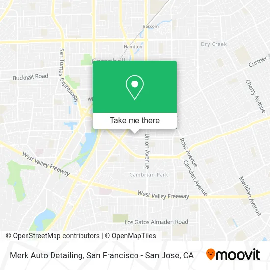 Merk Auto Detailing map