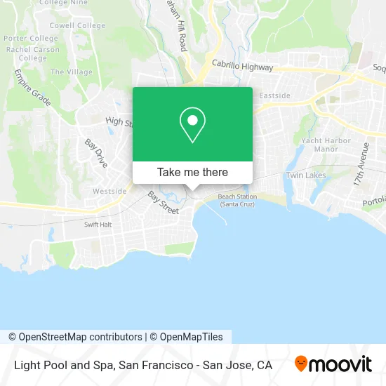 Light Pool and Spa map