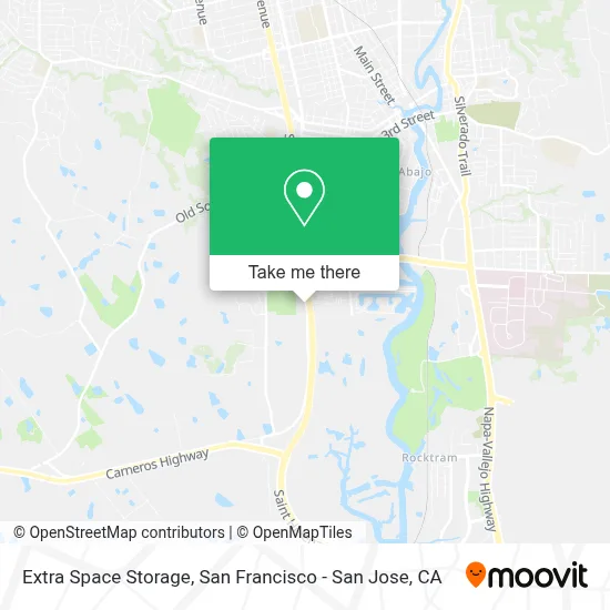 Extra Space Storage map