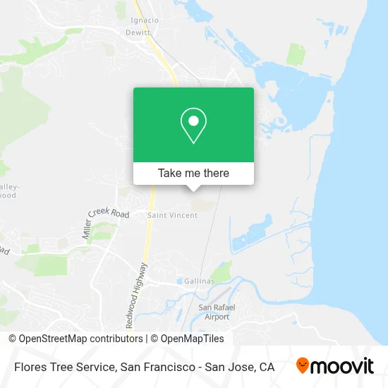Flores Tree Service map