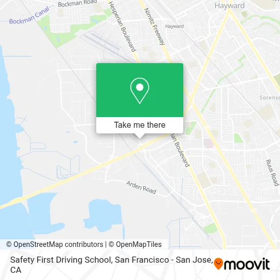 Safety First Driving School map