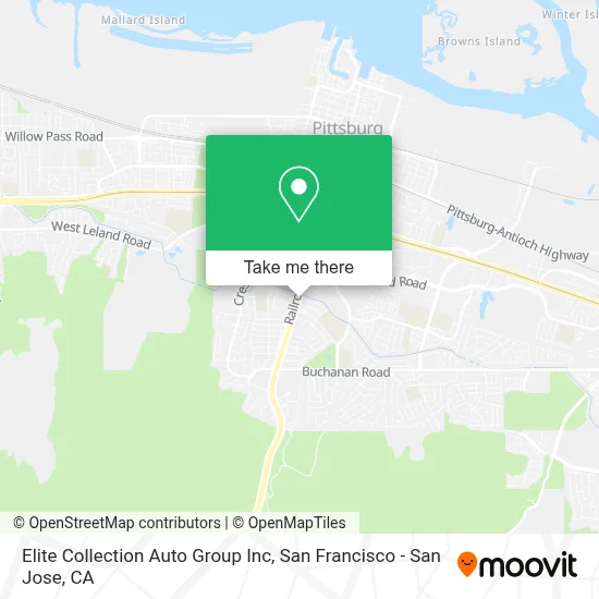 Elite Collection Auto Group Inc map