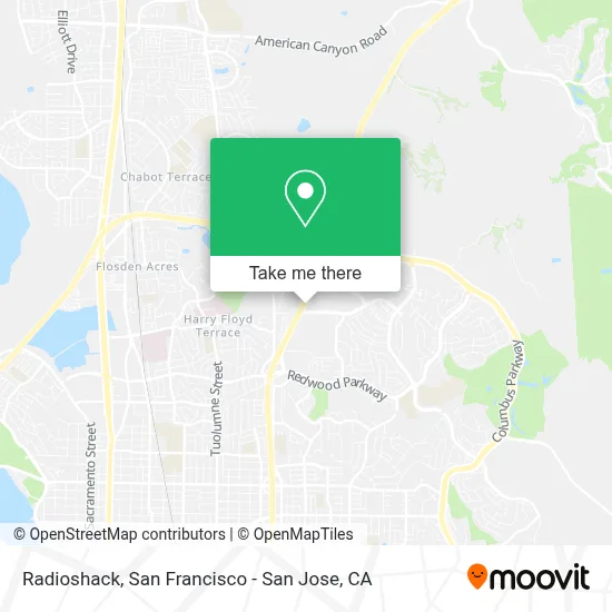 Radioshack map