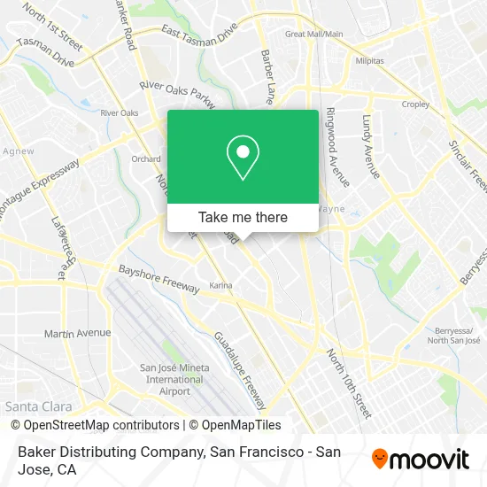 Baker Distributing Company map