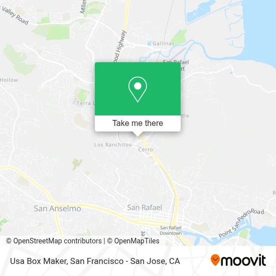 Usa Box Maker map