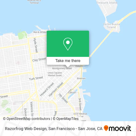 Razorfrog Web Design map