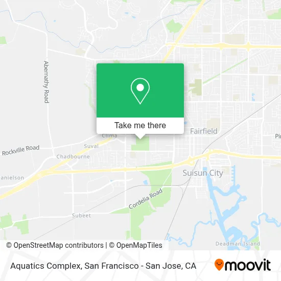 Aquatics Complex map