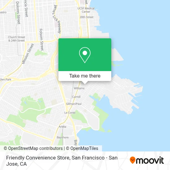 Friendly Convenience Store map