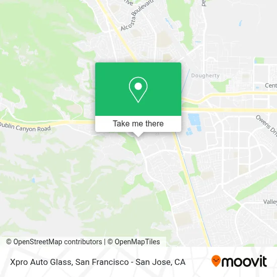 Xpro Auto Glass map