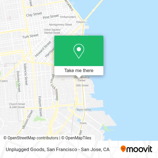 Unplugged Goods map