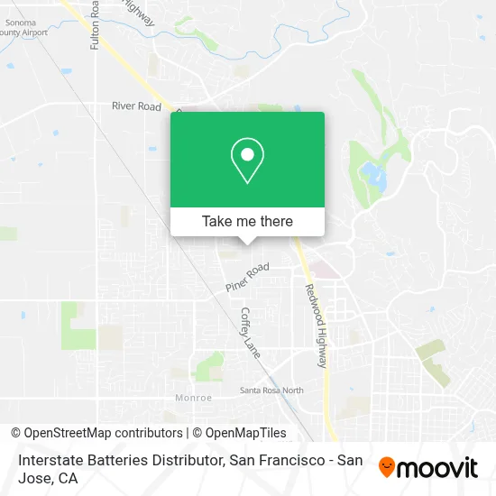 Interstate Batteries Distributor map